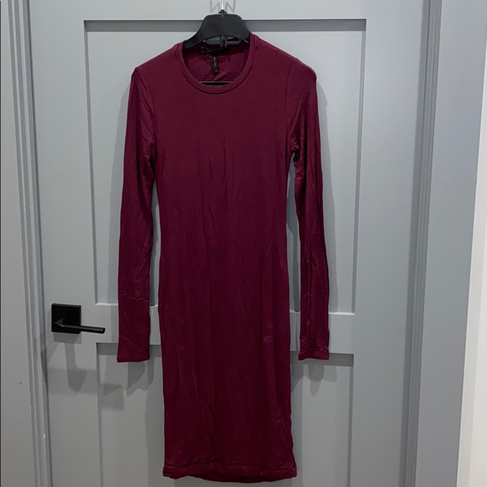 BCBG burgundy Dress